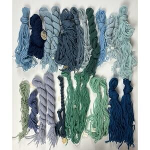 PATERNAYAN Persian Needlepoint Virgin Wool Yarn Blues Teals 500’s 501-581